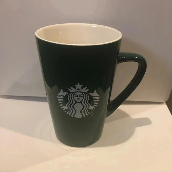 12oz Starbuck Green Mug.  Small mark as noted in last picture. - Picture 1 of 5